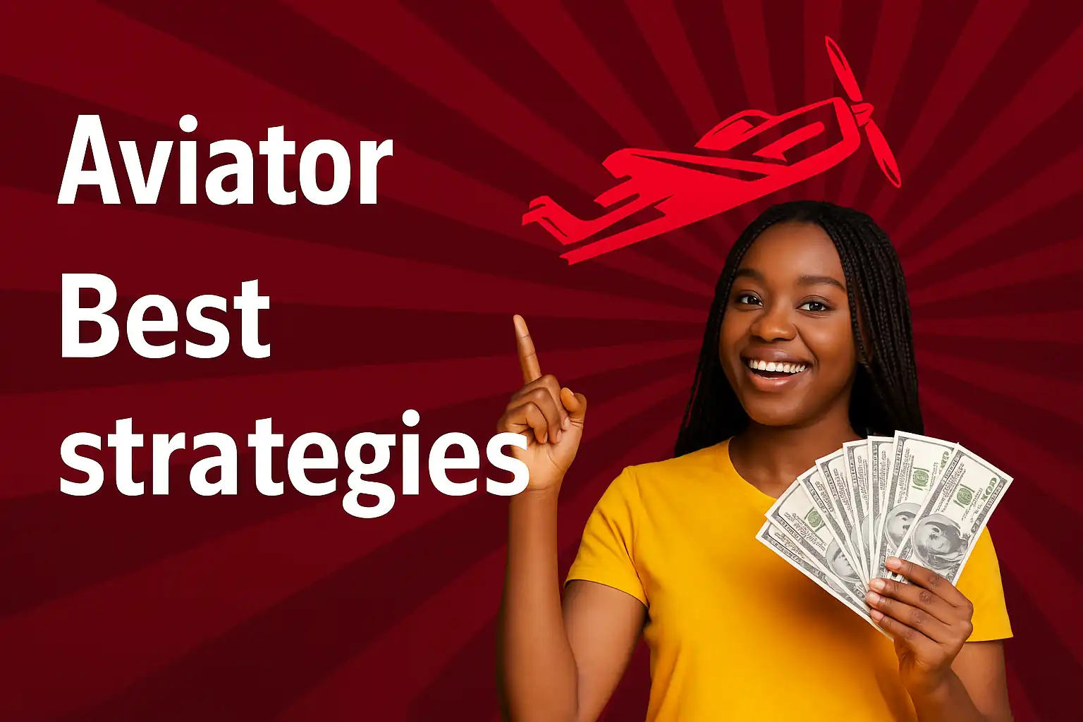 Infographic showing the best strategies for winning at Aviator.
